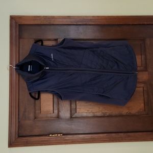 Columbia Women's Mix It Around Long Vest, Size L, Navy Blue